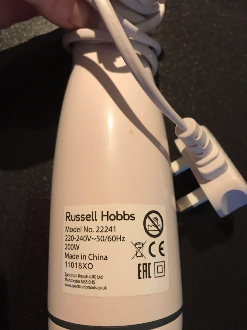 Russell Hobbs Hand blender, TV & Home Appliances, Kitchen Appliances
