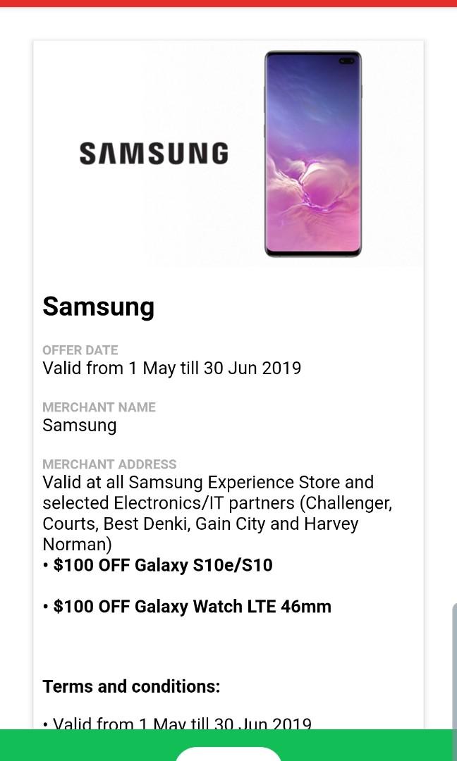 S10 offer watch sales