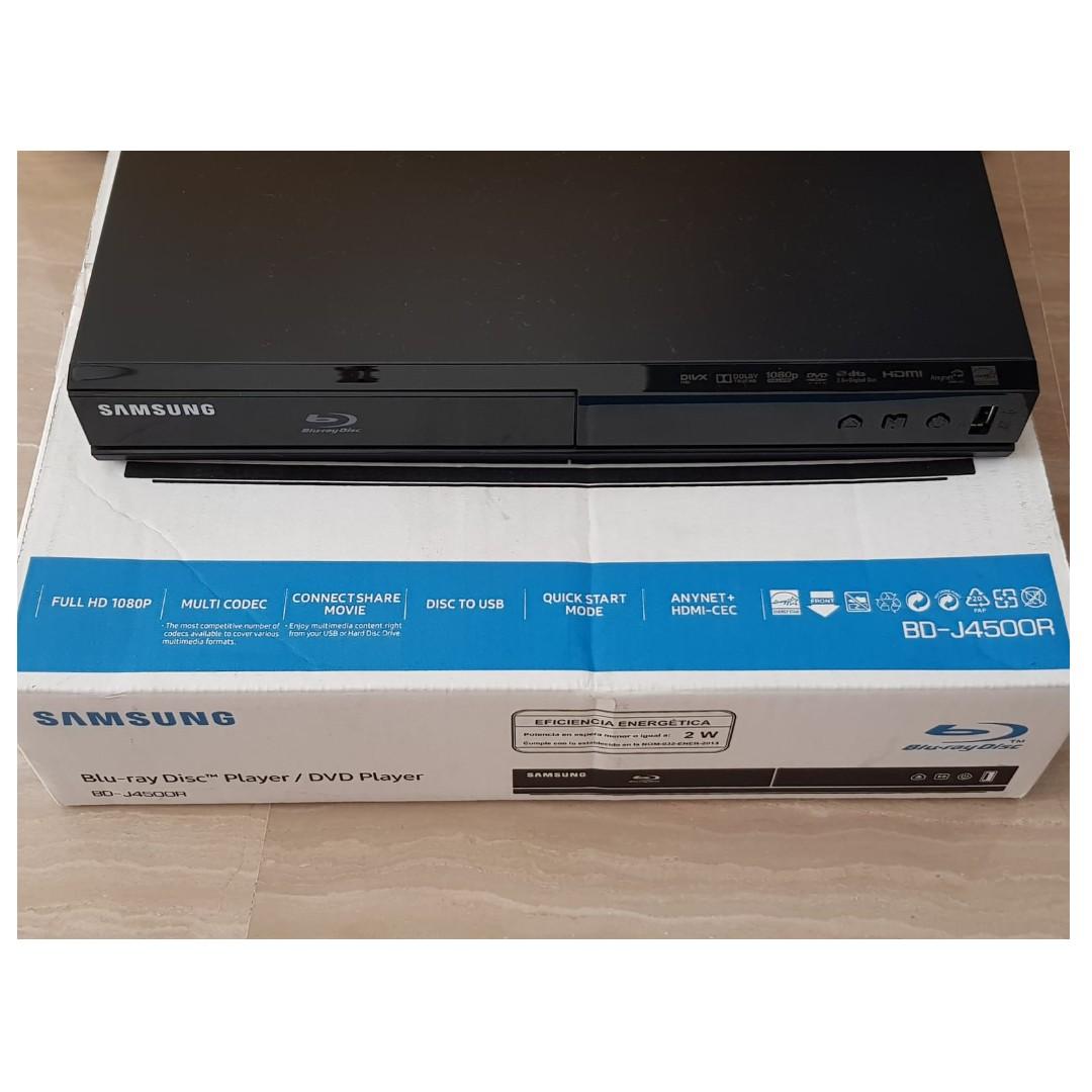 Samsung BluRay Disc Player BDJ4500R, TV & Home Appliances, TV