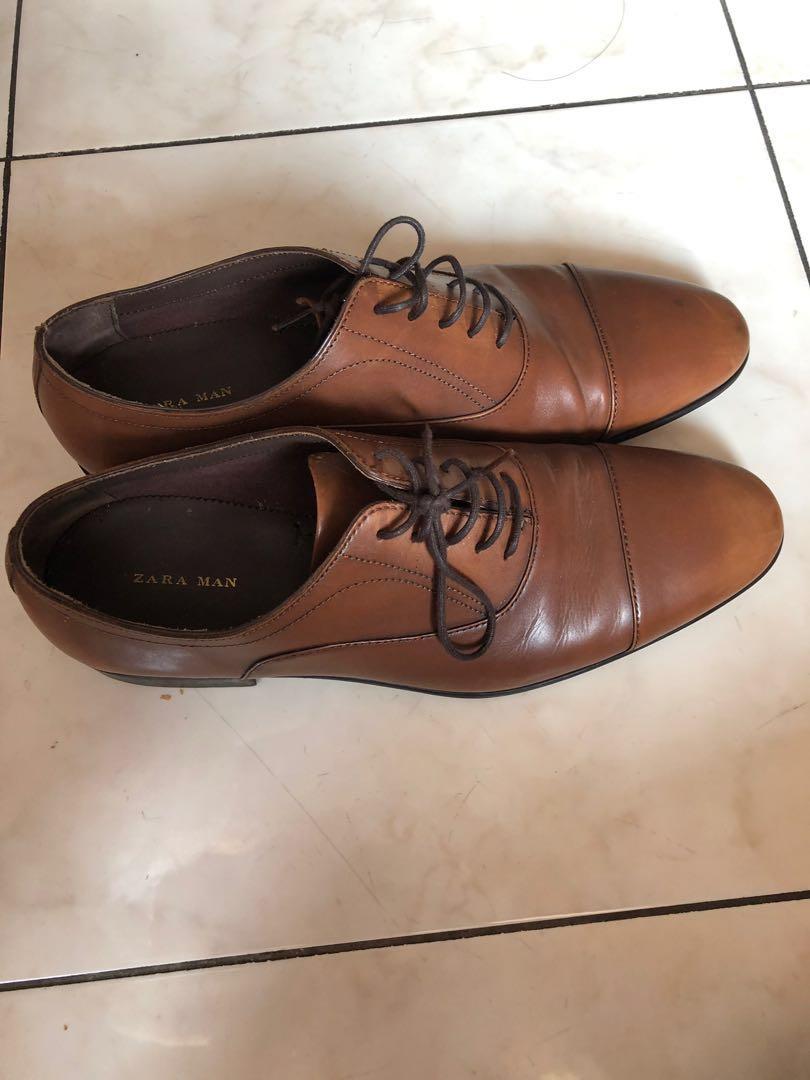 Sepatu Pantofel Zara Man Fesyen Pria Sepatu Sepatu Formal Di Carousell