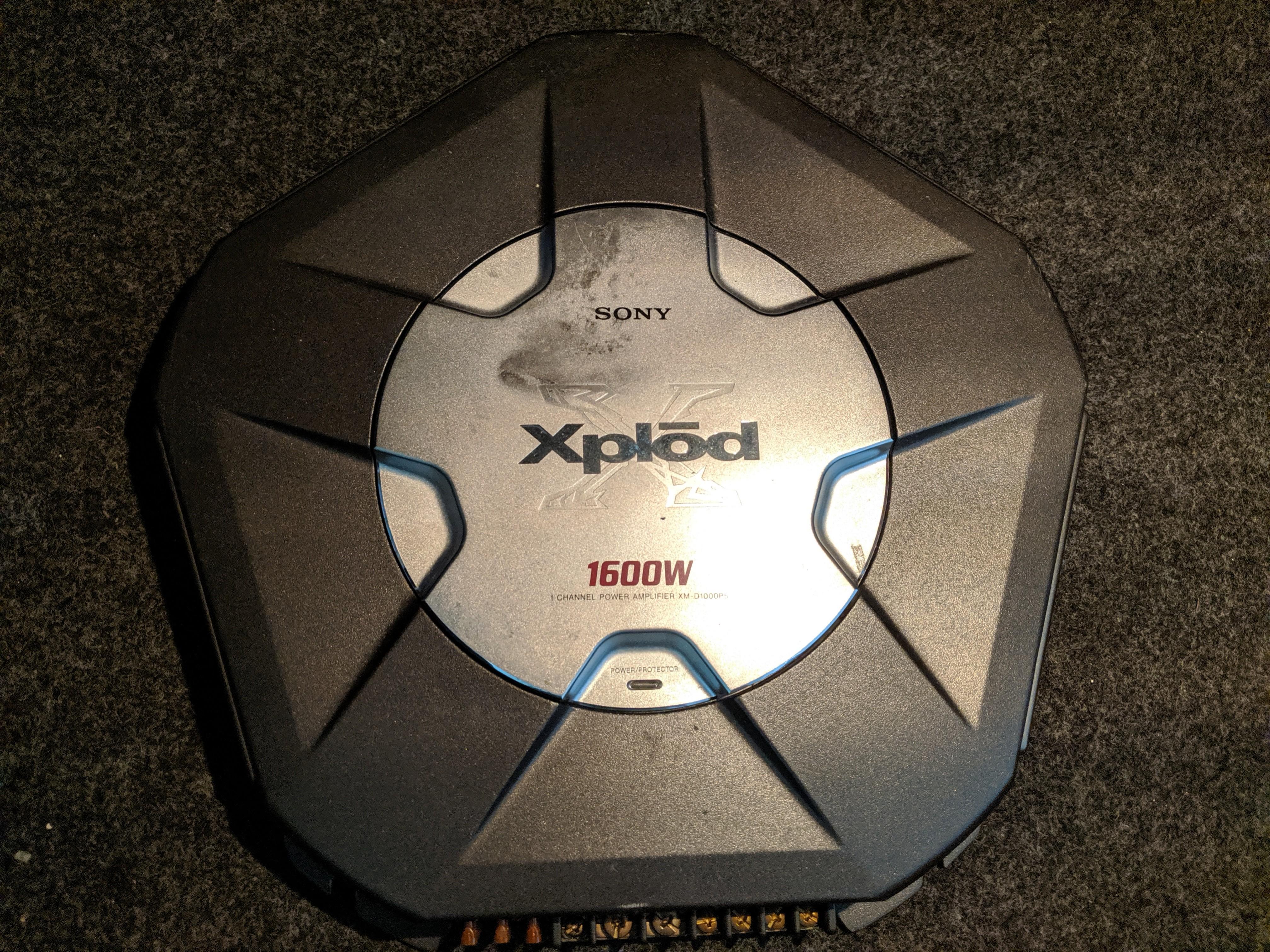 Sony Xplod Monoblock Amp, Audio, Other Audio Equipment on Carousell