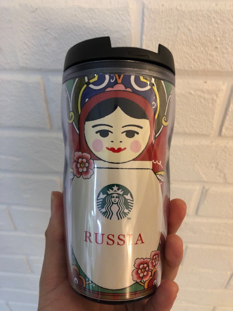 Starbucks Thermoplastic Mug Russia edition, Furniture & Home Living, Kitchenware & Tableware