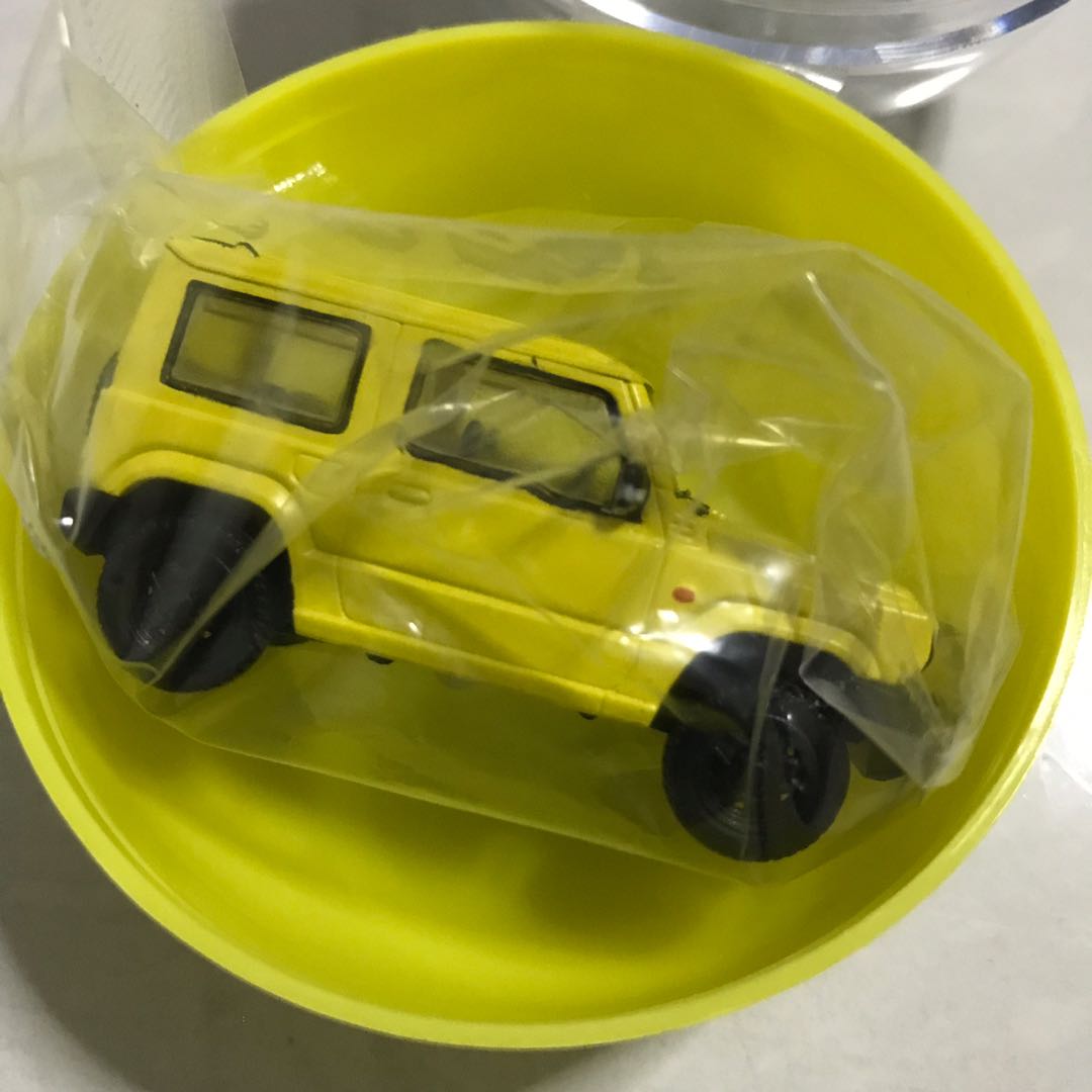 Suzuki Jimny Yellow color JB64 1/64 scale, Hobbies & Toys, Toys & Games