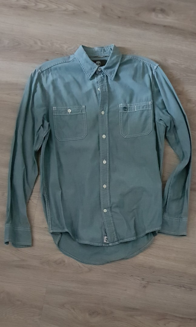 timberland green shirt