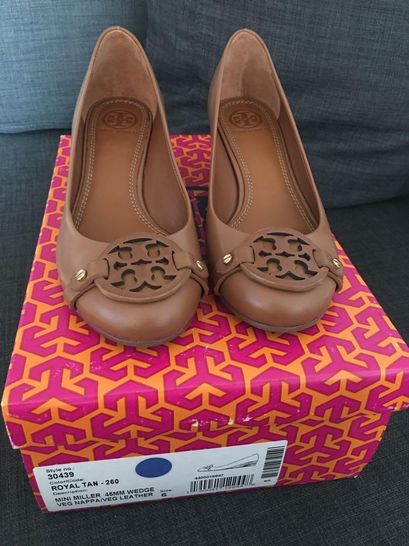 Tory burch mini miller wedge outlet