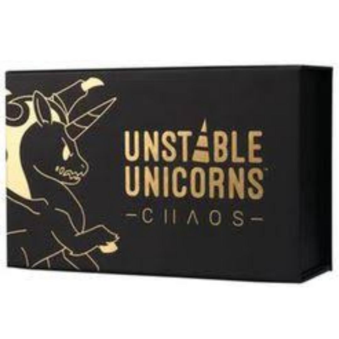 Unstable Unicorns Control & Chaos Kickstarter Exclusive Games New Sealed 