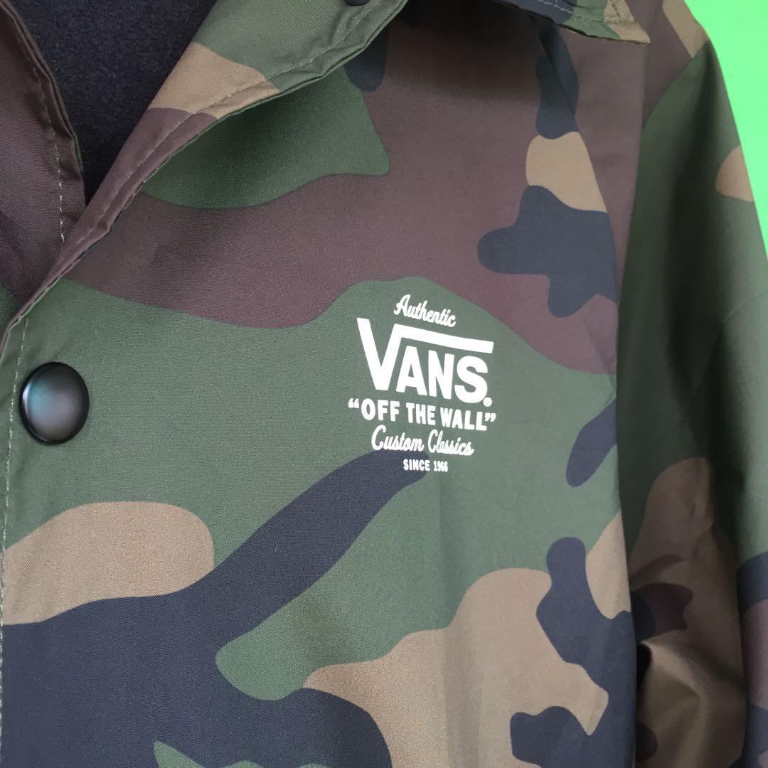 camo vans jacket