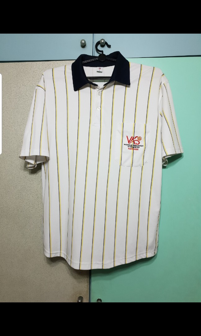 VAS Volleyball Referee Uniform Polo, Men's Fashion, Activewear on Carousell