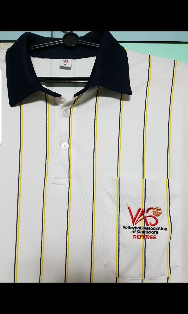 VAS Volleyball Referee Uniform Polo, Men's Fashion, Activewear on Carousell