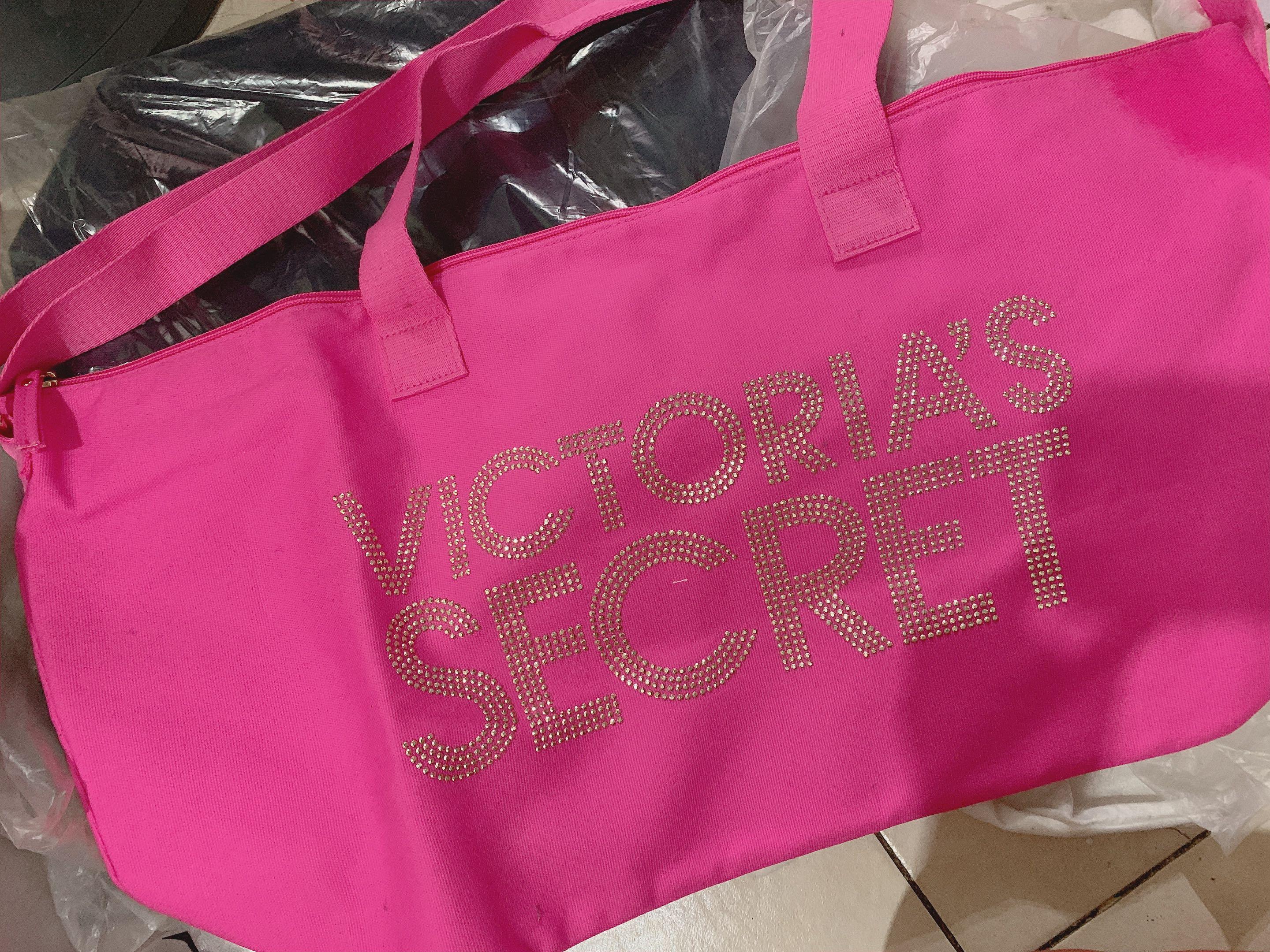 pink victoria secret travel bag