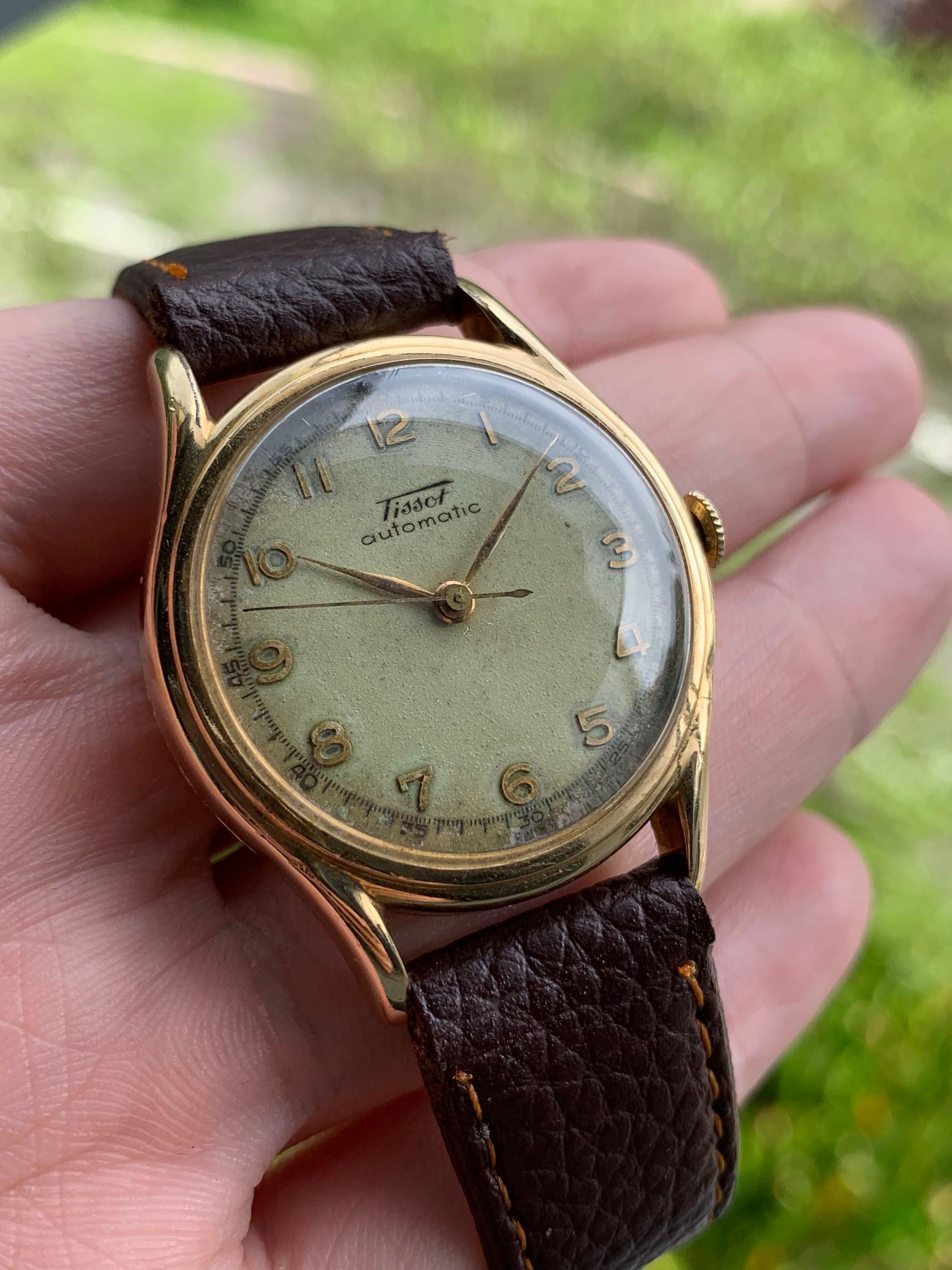 Vintage tissot hotsell automatic watch