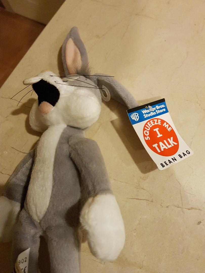warner brothers bugs bunny stuffed animal
