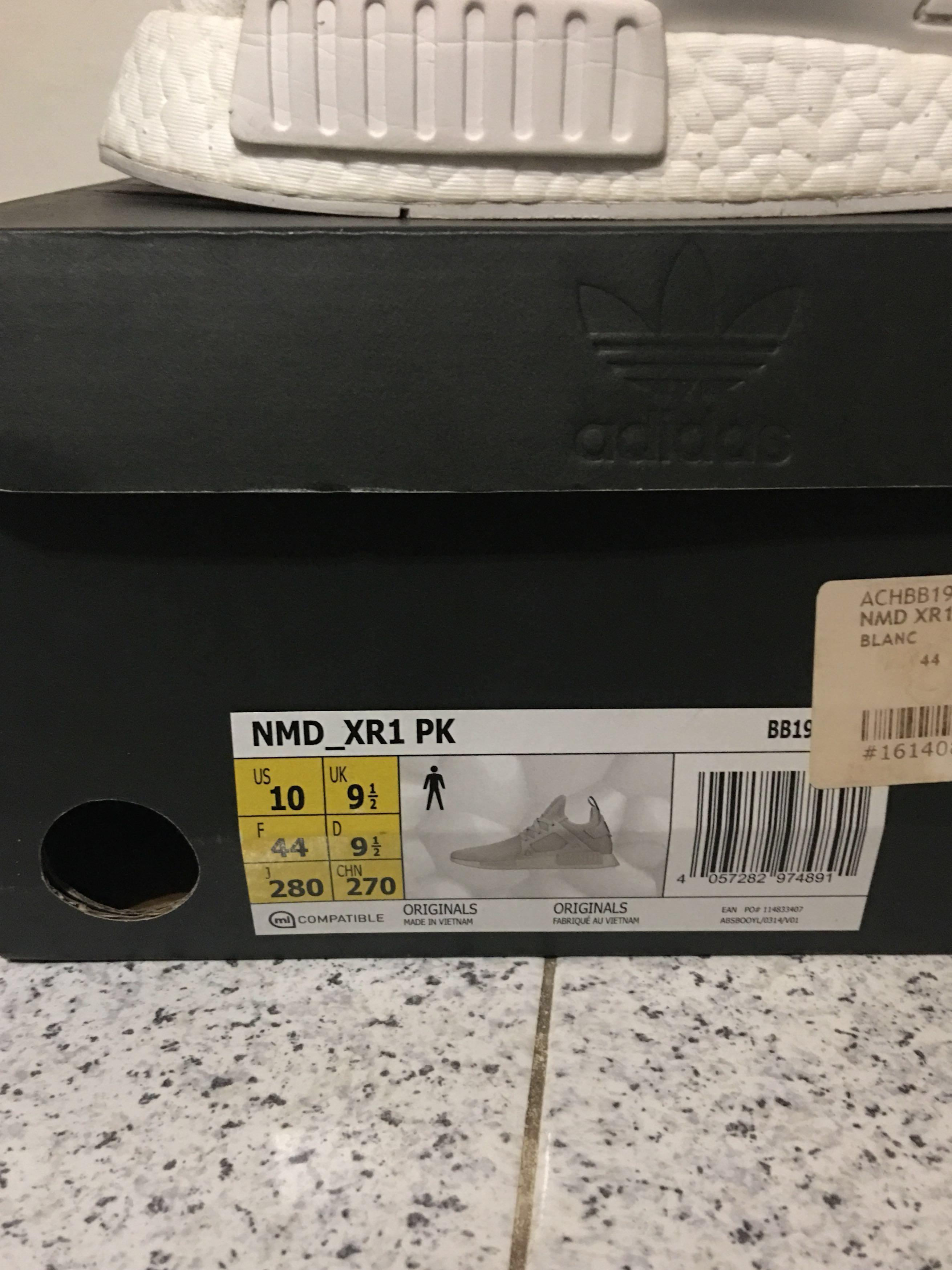 Nmd best sale xr1 blanche