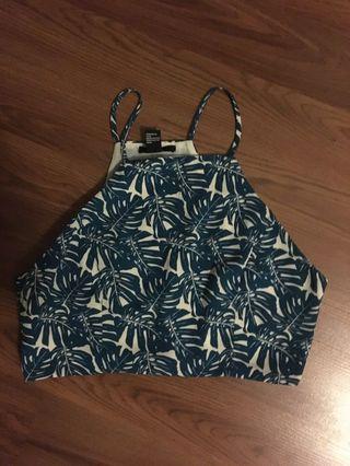 Palm tree cropped top