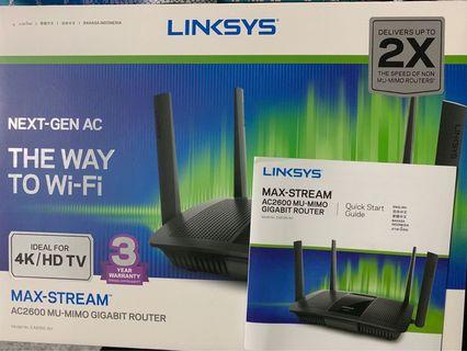 Price Reduced:  LINKSYS AC2600 Max-Stream MU-Mimo Gigabit Router