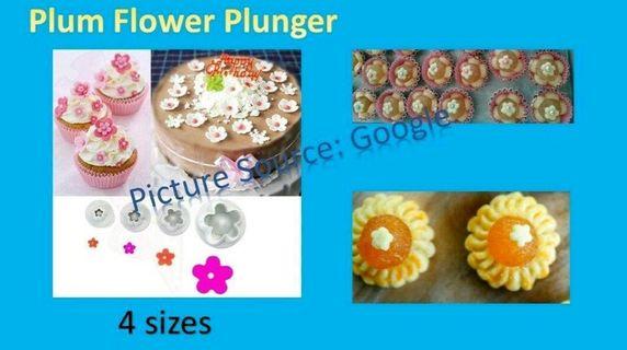 Plum Flower Plunger (as tart topper)