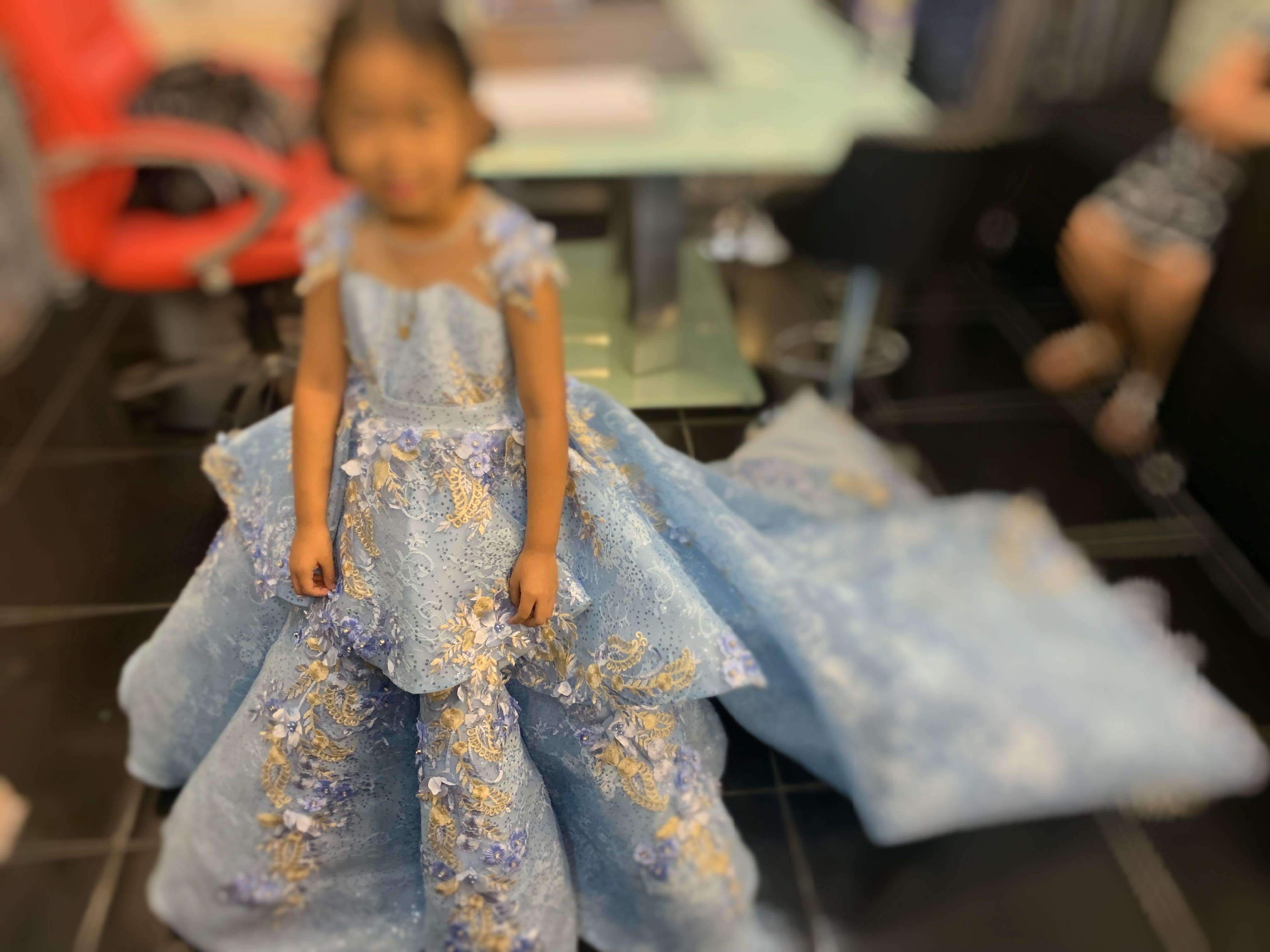 7th Birthday Cinderella Flower Dress Babies Kids Babies Kids Fashion on Carousell