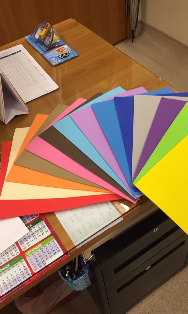 A4 colour foam sheets, Hobbies & Toys, Stationery & Craft, Stationery