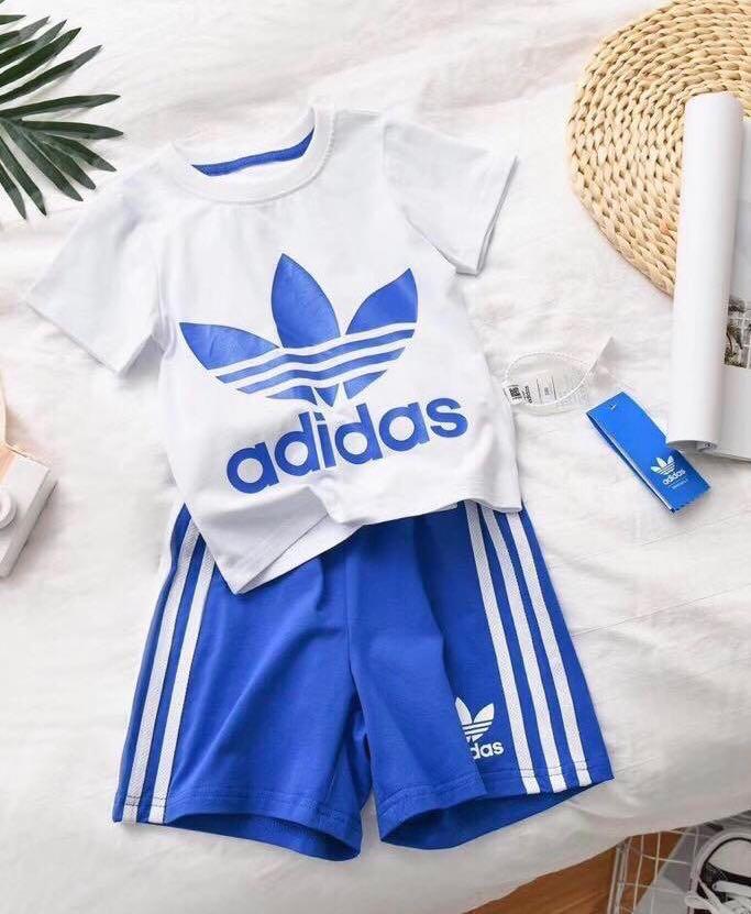 Adidas shorts set boys clearance