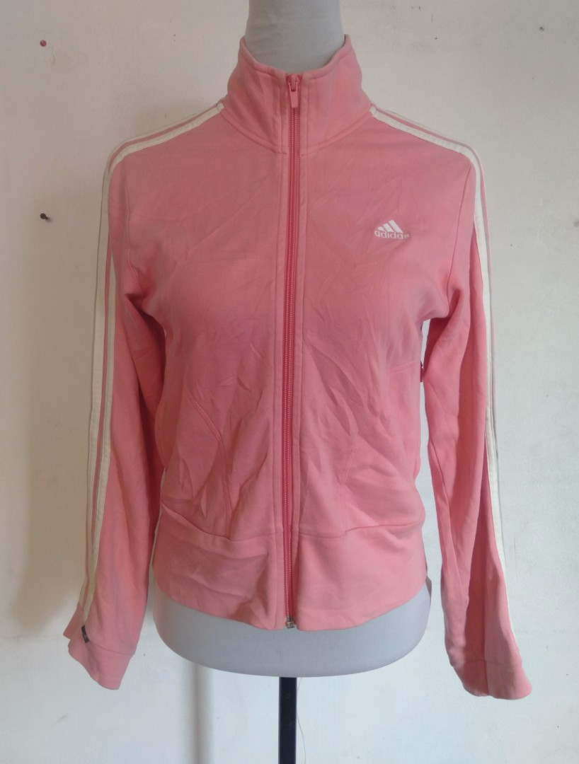 adidas pink track jacket