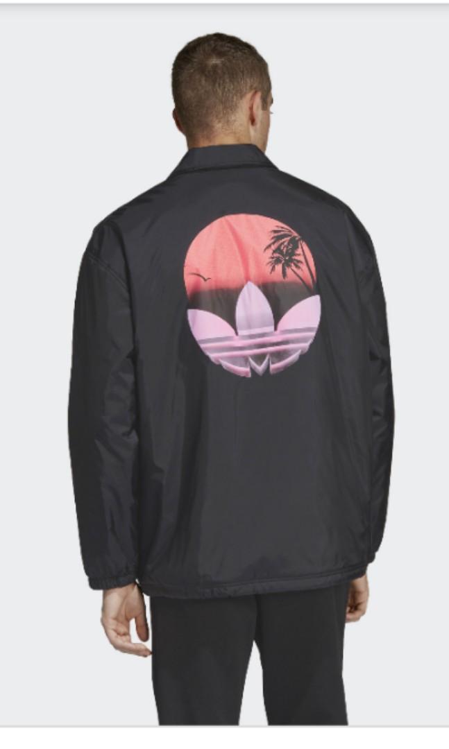 Adidas Tropical Coach Jacket, Men's Fashion, Clothes, Tops on Carousell