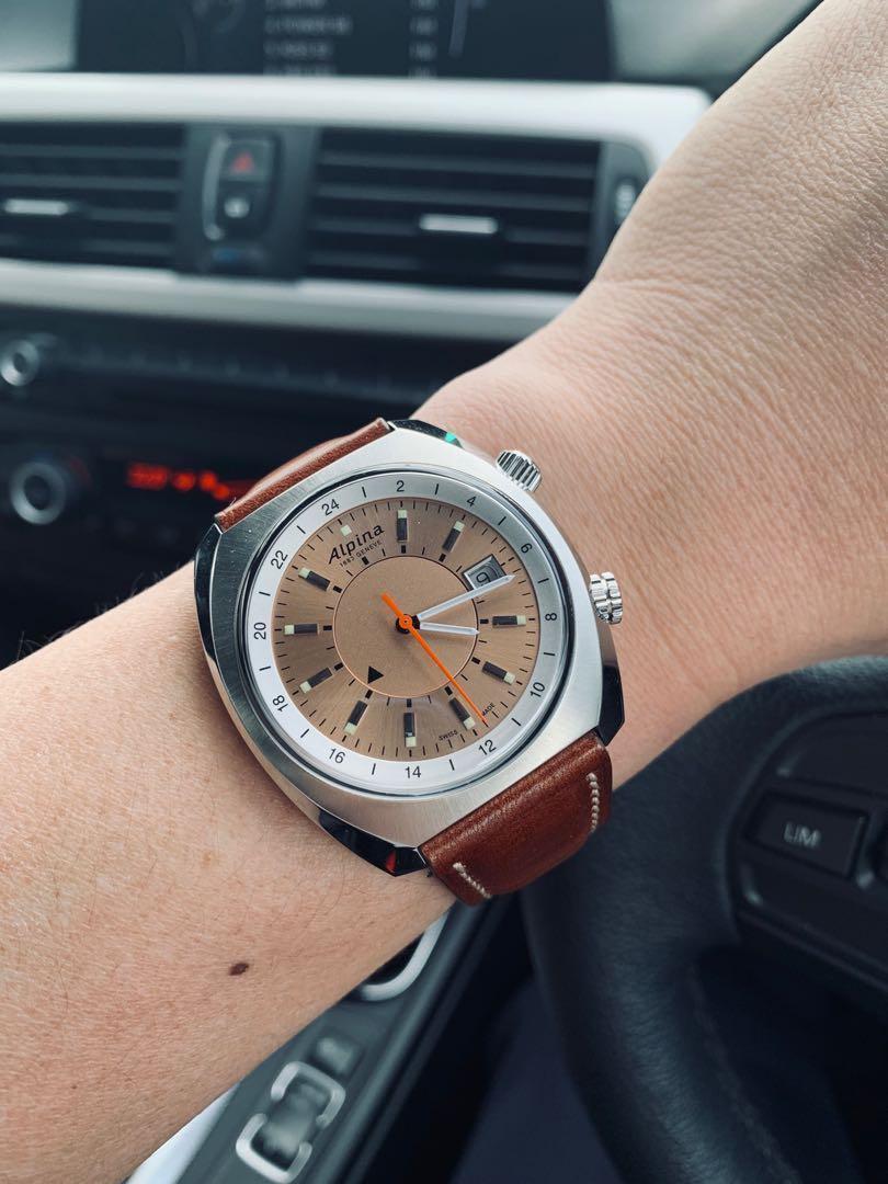 alpina startimer pilot heritage gmt