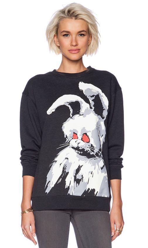 Alexander mcqueen rabbit top sweatshirt