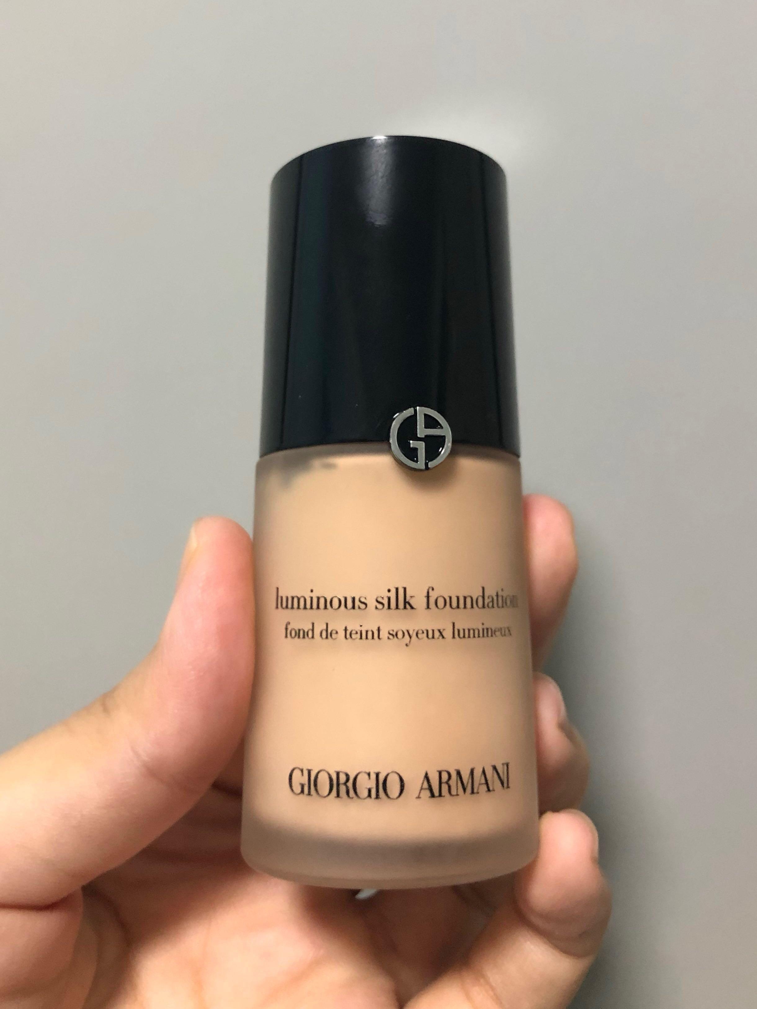 Authentic Giorgio Armani Luminous Silk Foundation in shade , Beauty &  Personal Care, Face, Makeup on Carousell