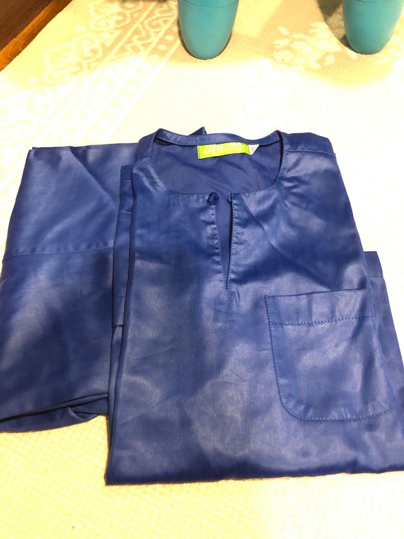 Baju Melayu Royal Blue Babies Kids Boys Apparel 8 To 12 Years On Carousell