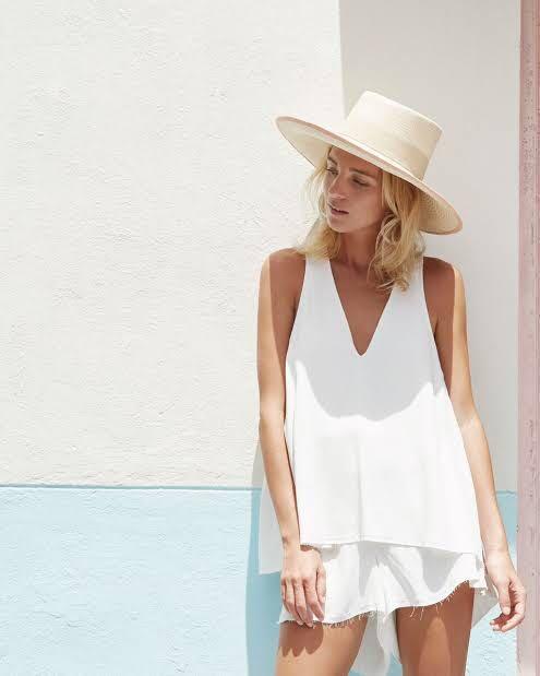bec and bridge white playsuit