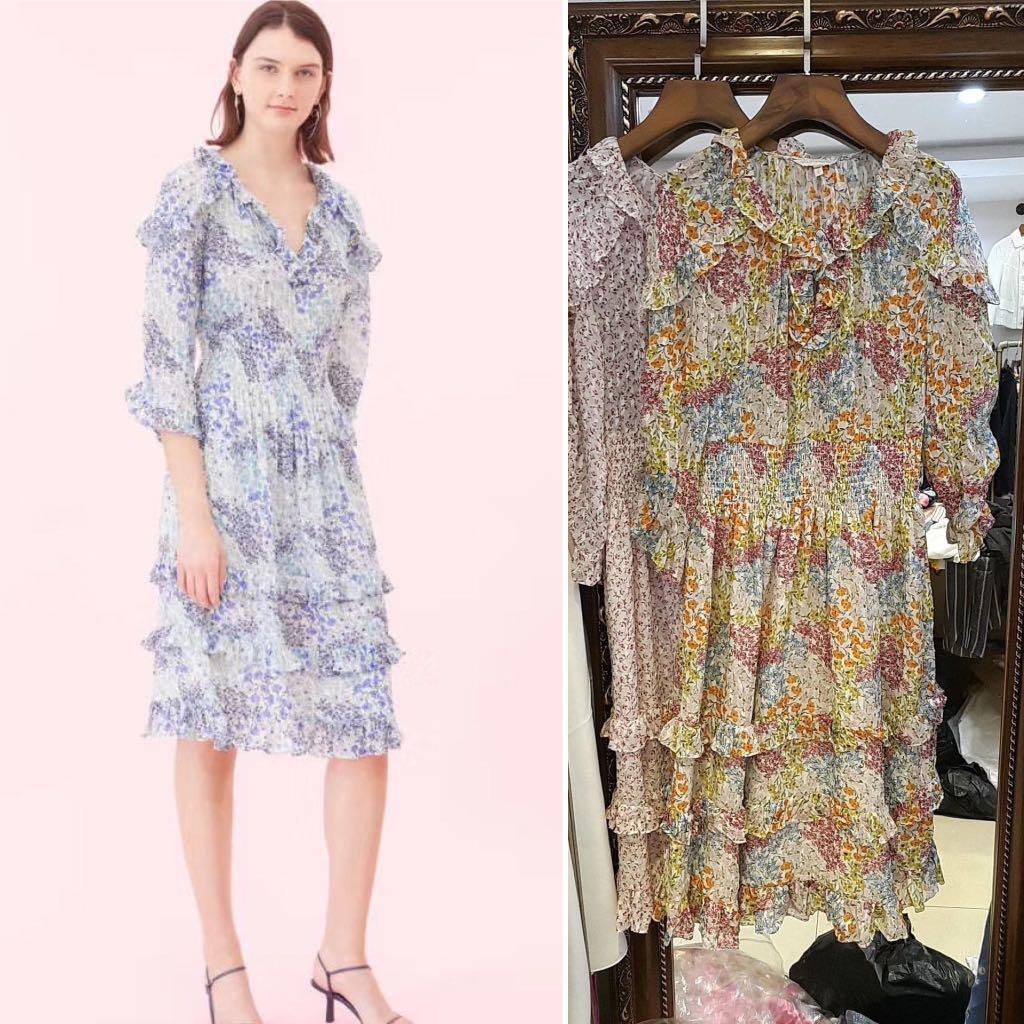 BNWT Authentic Rebecca Taylor Silk Floral Dress 4 colours