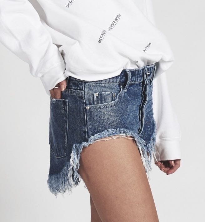 TAGS* One Teaspoon Rollers Denim Shorts 