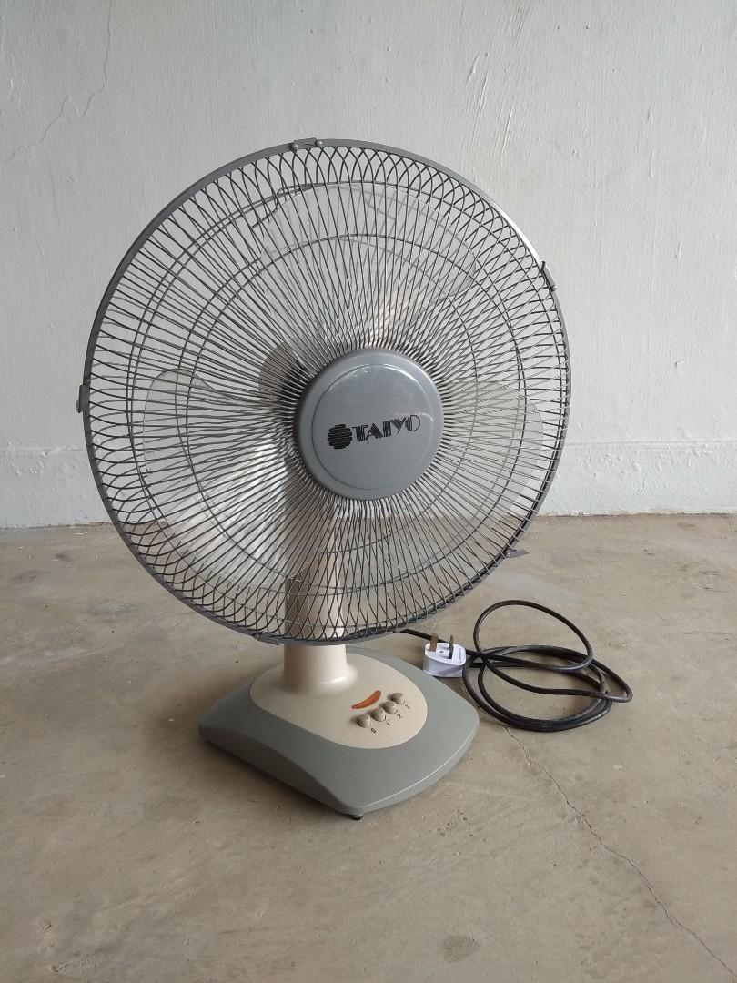 Desk Fan 16 Inch For Parts Or Repair Home Appliances Cooling