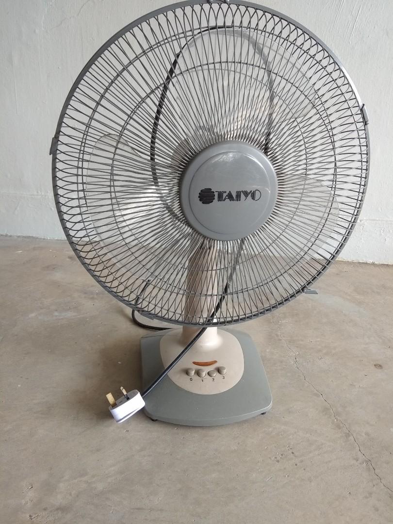 Desk Fan 16 Inch For Parts Or Repair Home Appliances Cooling
