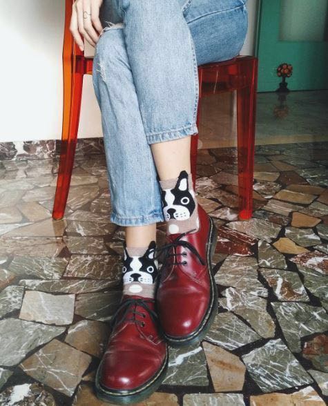 Dr Martens Red Cherry Low Cut Oxford 