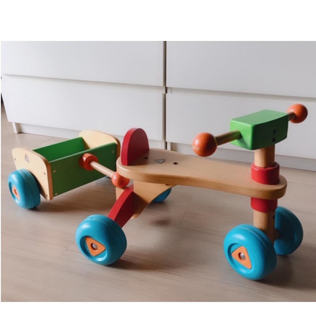 Elc wooden trike and trailer shop