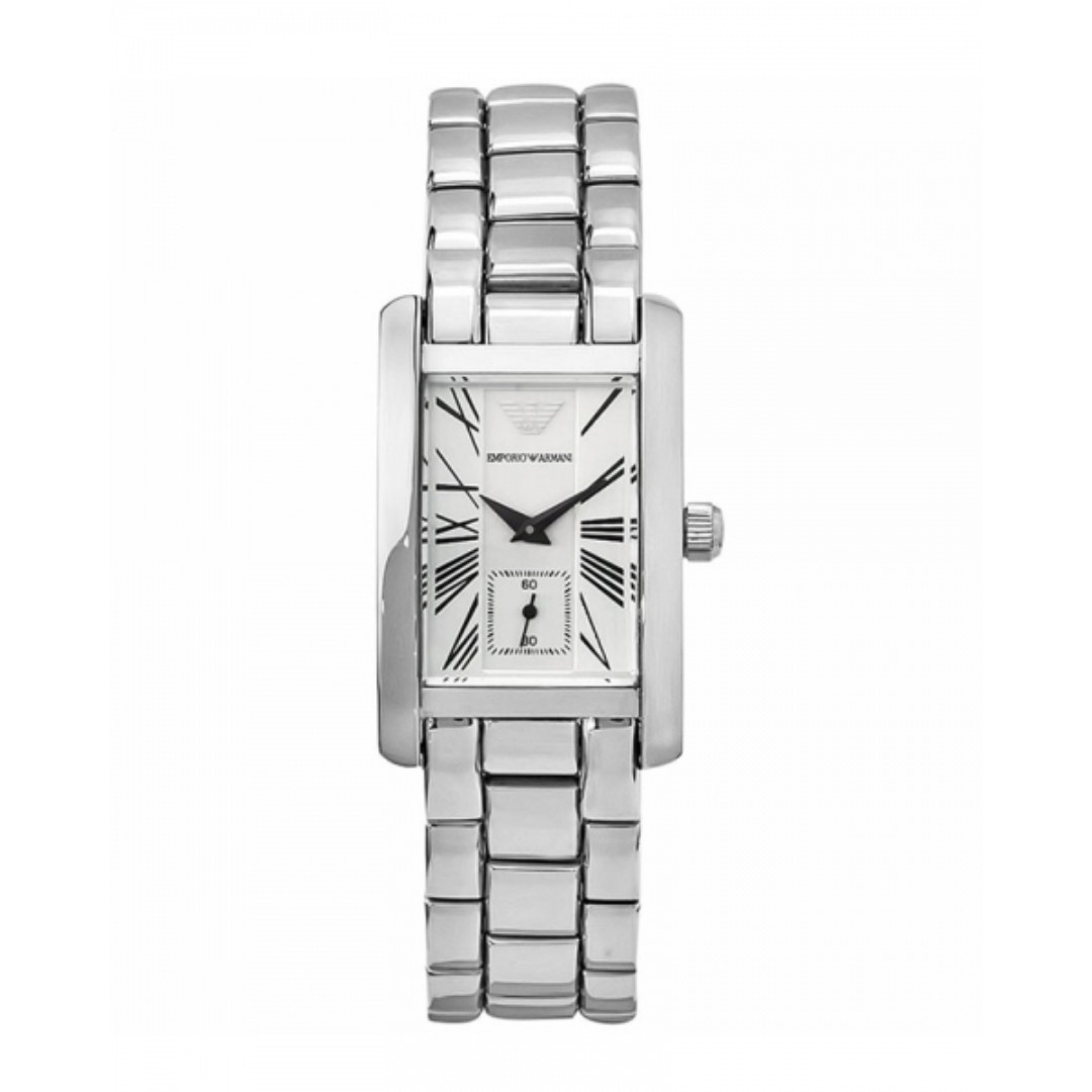 emporio armani classic stainless steel watch