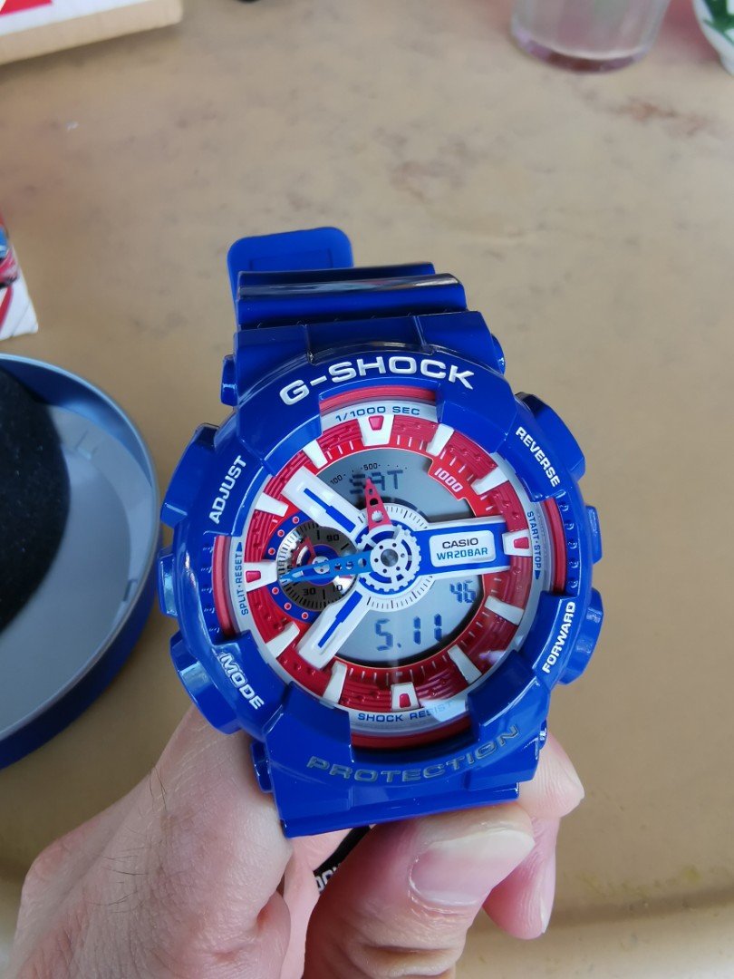 g shock capitao america