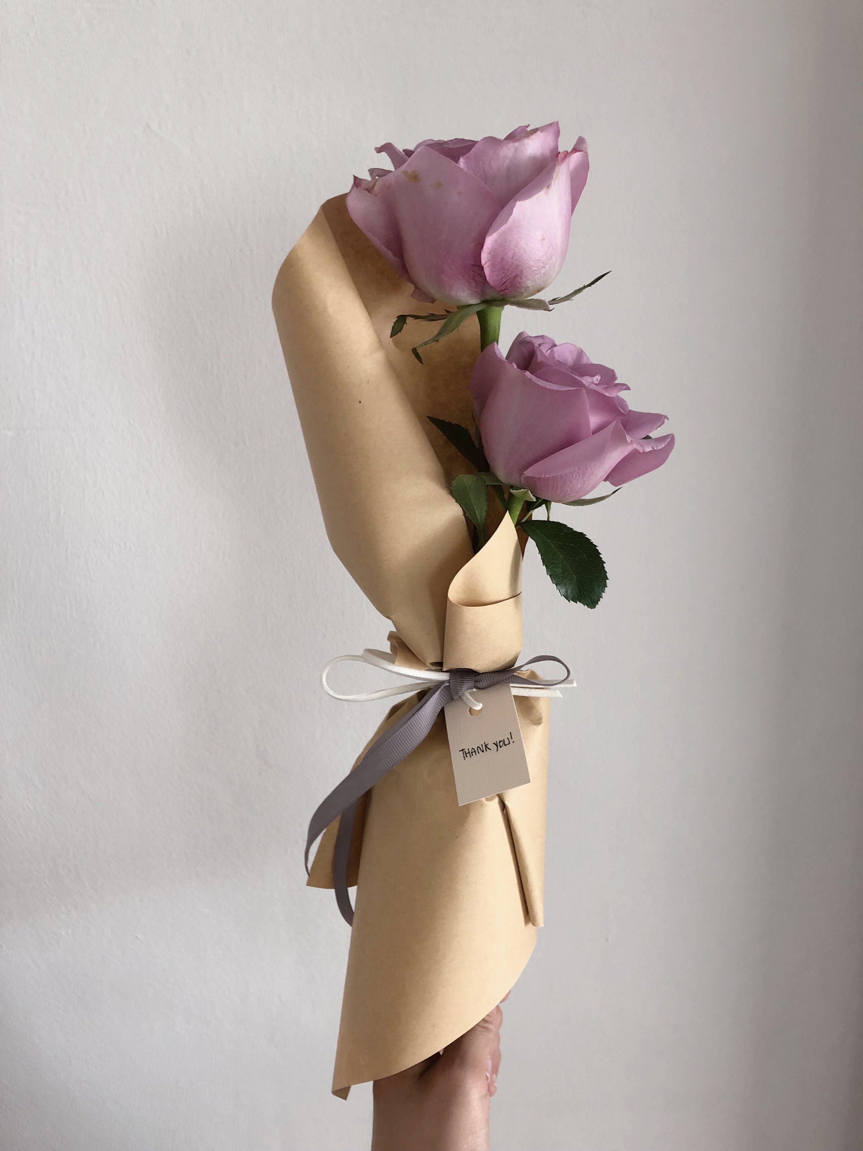 How to Wrap a Rose Hand Bouquet, Korean Bouquet Wrapping Ideas