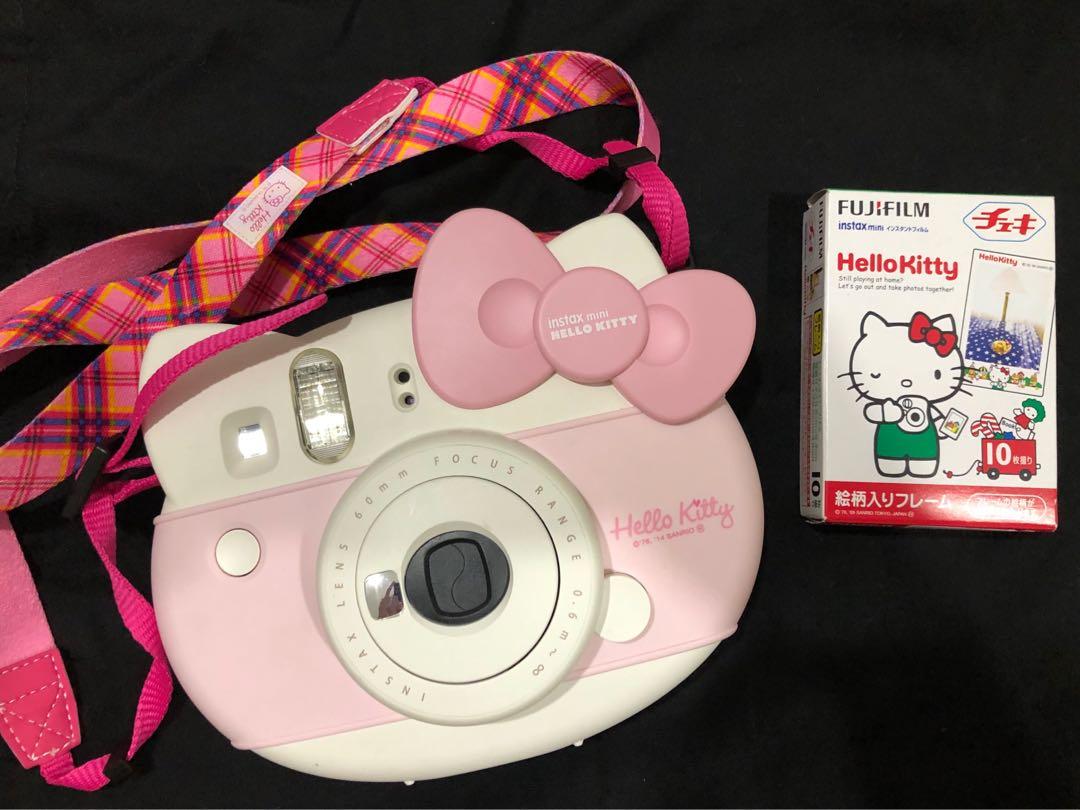 Hello kitty Polaroid camera, Photography, Cameras on Carousell
