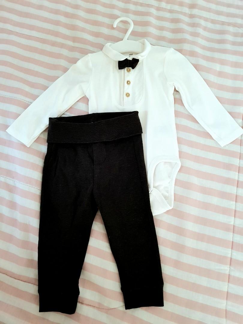h&m baby boy bodysuits