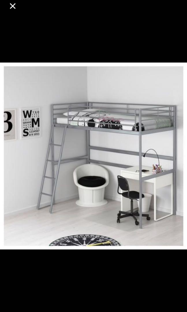 Ikea Loft Bed, Furniture & Home Living, Furniture, Bed Frames