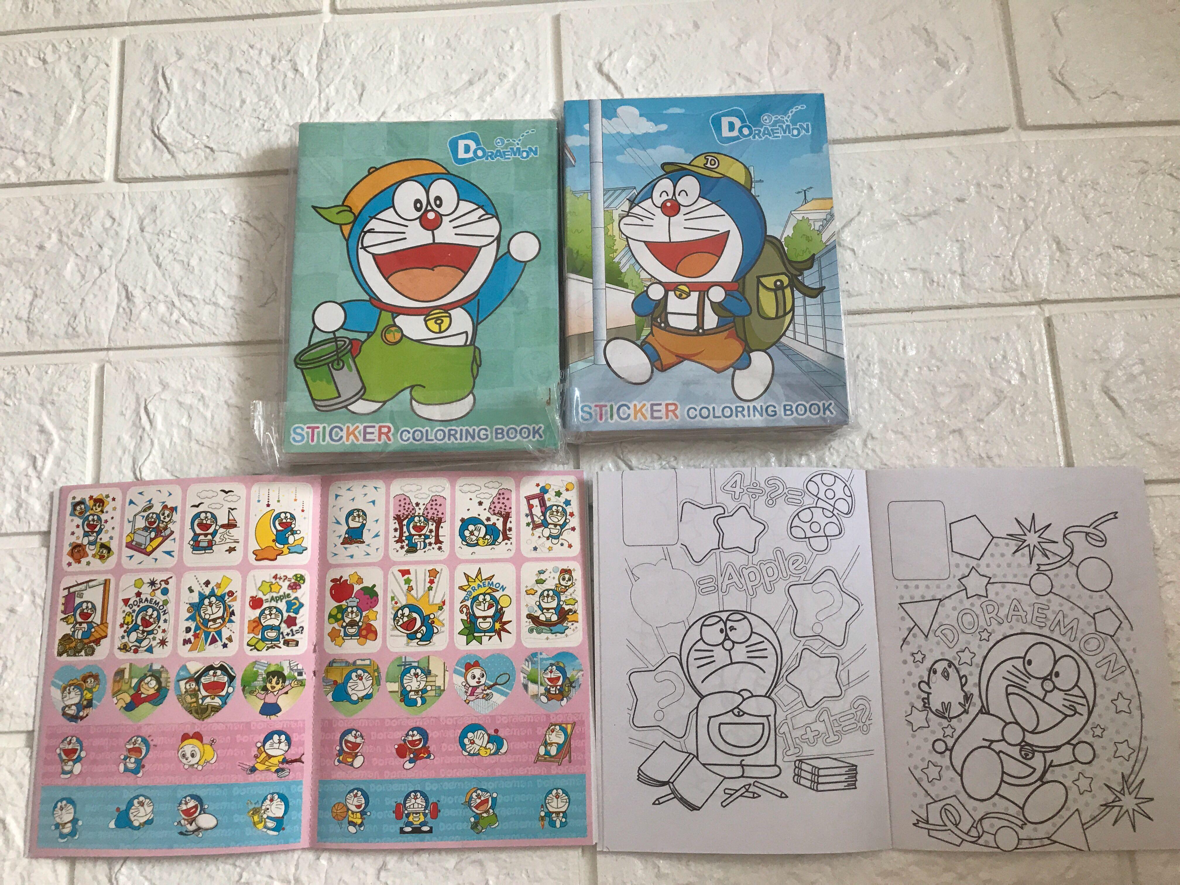 Instock Mini Doraemon Coloring And Stickers Book Brand New Bulk Purchase Pm Me Ht 13cm Wt11cm Babies Kids Toys Walkers On Carousell More than 5.000 printable coloring sheets. carousell