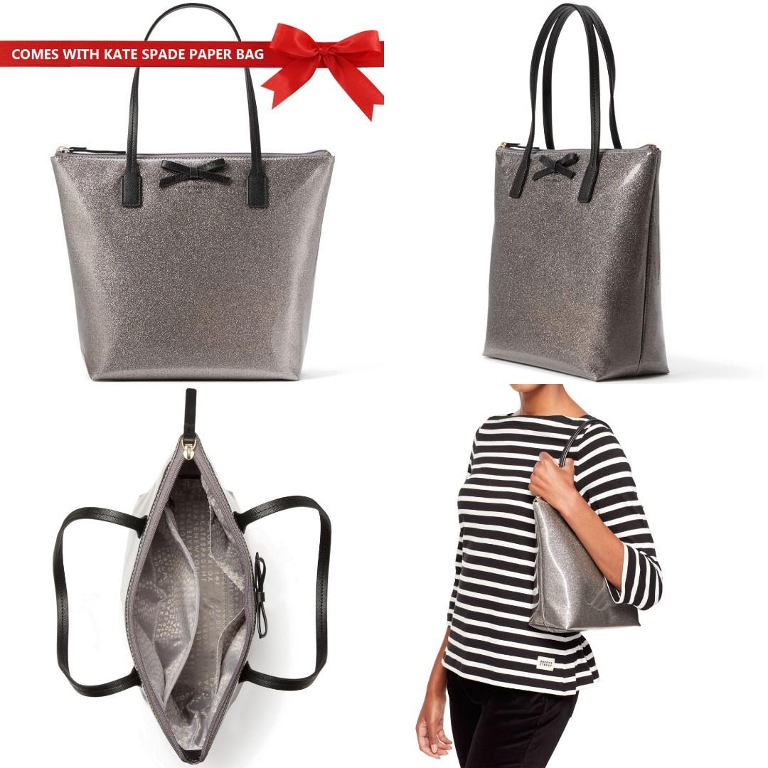 Kate Spade Mavis Street Jeralyn Shoulder Bag Anthracite Silver, Women's  Fashion, Bags & Wallets, Shoulder Bags on Carousell