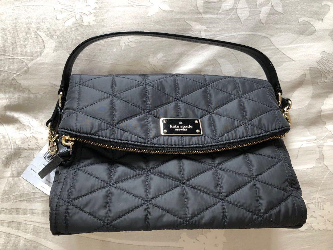 Kate Spade Wilson Road Quilted Miri Crossbody Bag Black, Luxury, Bags &  Wallets on Carousell