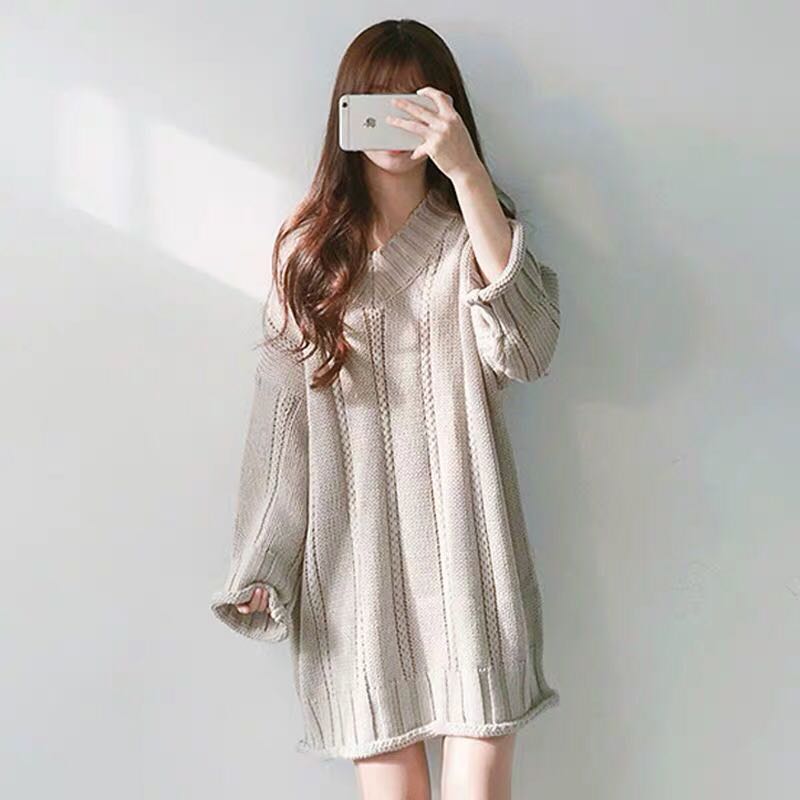 Korean Sweater Dress Women s Fashion Muslimah Fashion Dresses