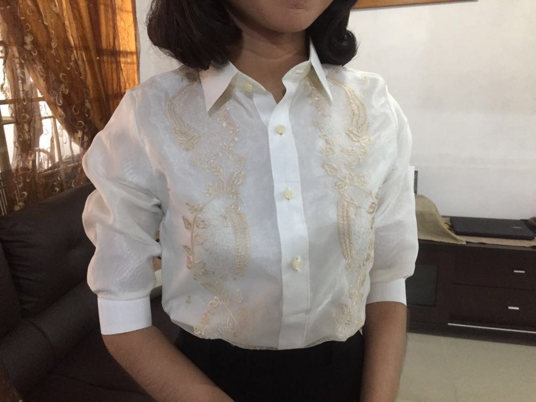 Modern lady barong clearance