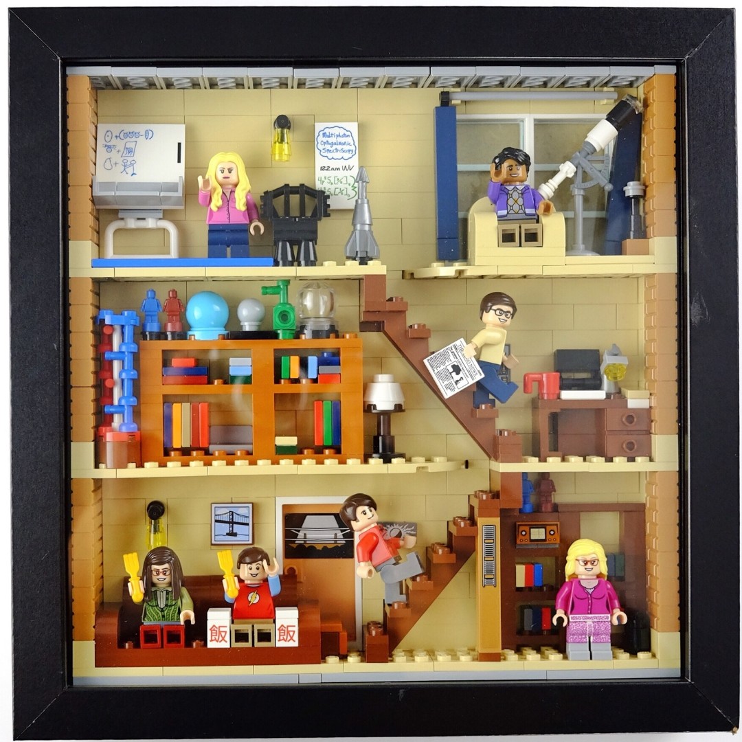 Lego 21302 Big Bang Theory Excluded In Ikea Display Frame Toys Games Bricks Figurines On Carousell