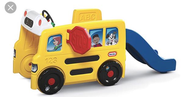 Little tikes bus slide new arrivals