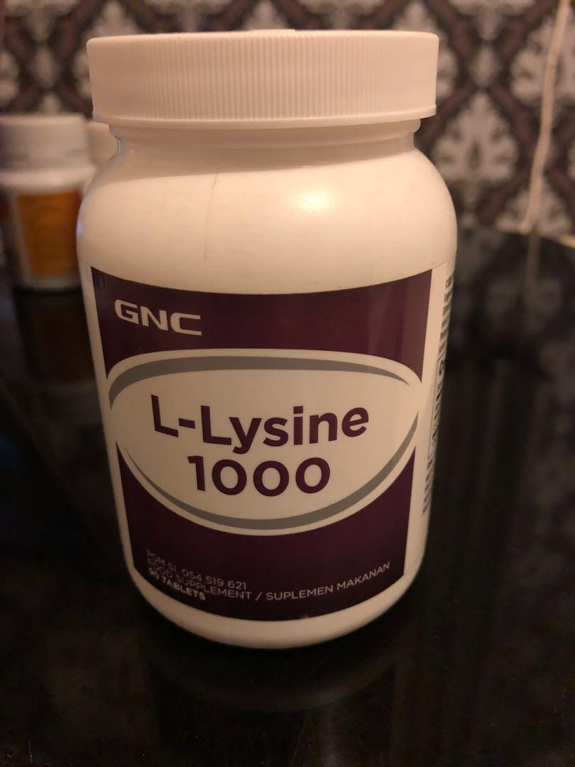 L Lysine 1000 Mg Gnc Cny2019 Kesehatan Kecantikan Kulit Sabun Tubuh Di Carousell